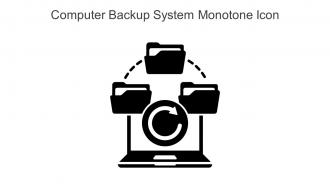 Computer Backup System Monotone Icon In Powerpoint Pptx Png And ...