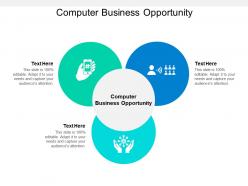 Computer business opportunity ppt powerpoint presentation professional model cpb