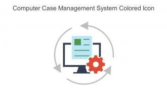 Computer Case Management System Colored Icon In Powerpoint Pptx Png And Editable Eps Format