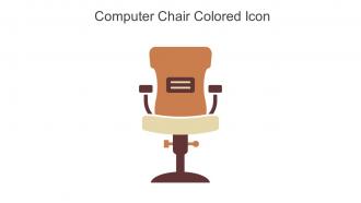 Computer Chair Colored Icon In Powerpoint Pptx Png And Editable Eps Format
