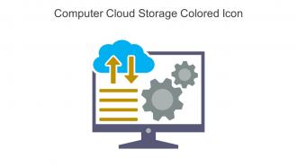 Computer Cloud Storage Colored Icon In Powerpoint Pptx Png And Editable Eps Format
