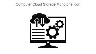 Computer Cloud Storage Monotone Icon In Powerpoint Pptx Png And Editable Eps Format