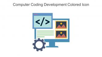 Computer Coding Development Colored Icon In Powerpoint Pptx Png And Editable Eps Format