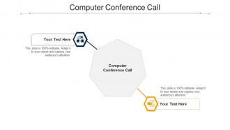 Computer Conference Call Ppt Powerpoint Presentation Slides Example Cpb