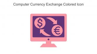 Computer Currency Exchange Colored Icon In Powerpoint Pptx Png And Editable Eps Format