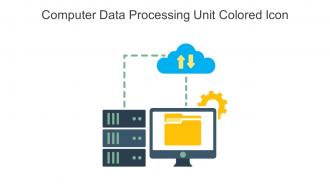 Computer Data Processing Unit Colored Icon In Powerpoint Pptx Png And Editable Eps Format