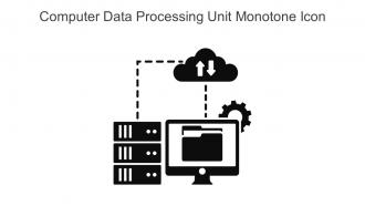 Computer Data Processing Unit Monotone Icon In Powerpoint Pptx Png And Editable Eps Format