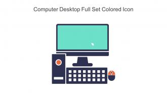 Computer Desktop Full Set Colored Icon