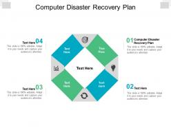 Computer disaster recovery plan ppt powerpoint presentation show clipart cpb