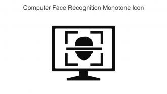 Computer Face Recognition Monotone Icon In Powerpoint Pptx Png And Editable Eps Format