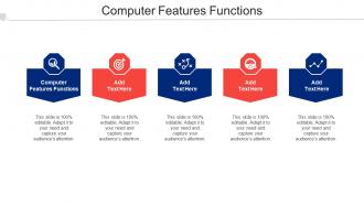 Computer Features Functions Ppt Powerpoint Presentation Pictures Visual Aids Cpb