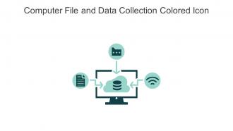 Computer File And Data Collection Colored Icon In Powerpoint Pptx Png And Editable Eps Format