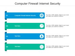 Computer firewall internet security ppt powerpoint presentation show visual aids cpb