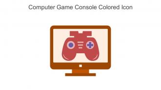 Computer Game Console Colored Icon In Powerpoint Pptx Png And Editable Eps Format
