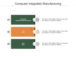Computer integrated manufacturing ppt powerpoint presentation show professional cpb
