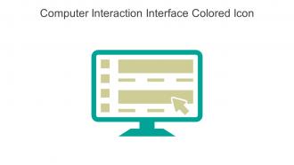 Computer Interaction Interface Colored Icon In Powerpoint Pptx Png And Editable Eps Format