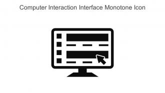 Computer Interaction Interface Monotone Icon In Powerpoint Pptx Png And Editable Eps Format