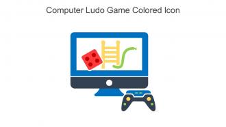 Computer Ludo Game Colored Icon In Powerpoint Pptx Png And Editable Eps Format
