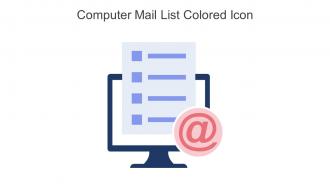 Computer Mail List Colored Icon In Powerpoint Pptx Png And Editable Eps Format