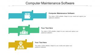 Computer maintenance software ppt powerpoint presentation pictures background cpb
