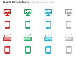 Computer mobile keyboard tablet ppt icons graphics