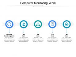 Computer monitoring work ppt powerpoint presentation infographic template clipart cpb
