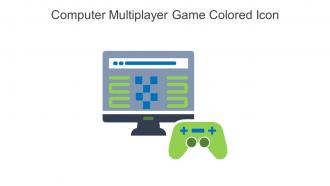 Computer Multiplayer Game Colored Icon In Powerpoint Pptx Png And Editable Eps Format