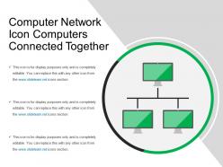 Computer network icon computers connected together