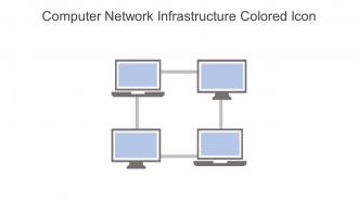 Computer Network Infrastructure Colored Icon In Powerpoint Pptx Png And Editable Eps Format
