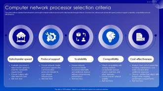 Computer Network Processor Selection Criteria