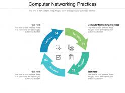 Computer networking practices ppt powerpoint presentation gallery microsoft cpb
