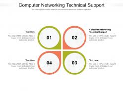 Computer networking technical support ppt powerpoint presentation infographics graphic tips cpb