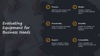 Computer Office Equipment Inspiration PPT Presentation AT Professionally Content Ready