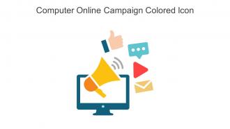 Computer Online Campaign Colored Icon In Powerpoint Pptx Png And Editable Eps Format