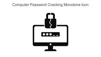 Computer Password Cracking Monotone Icon In Powerpoint Pptx Png And Editable Eps Format