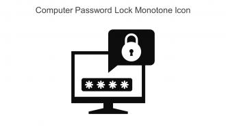 Computer Password Lock Monotone Icon In Powerpoint Pptx Png And Editable Eps Format