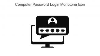 Computer Password Login Monotone Icon In Powerpoint Pptx Png And Editable Eps Format
