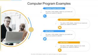 Computer Program Examples In Powerpoint And Google Slides Cpb