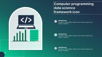 Computer Programming Data Science Framework Icon