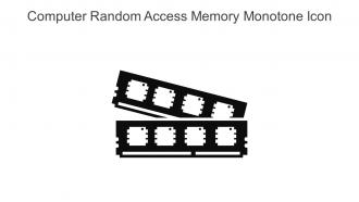 Computer Random Access Memory Monotone Icon In Powerpoint Pptx Png And Editable Eps Format