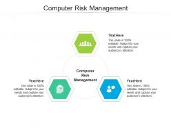 Computer risk management ppt powerpoint presentation infographics graphics download cpb