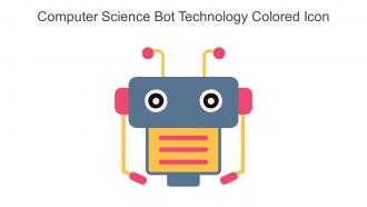 Computer Science Bot Technology Colored Icon In Powerpoint Pptx Png And Editable Eps Format