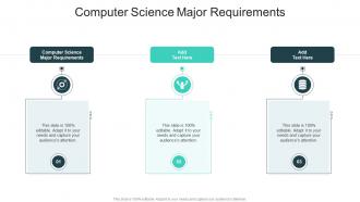 Computer Science Major Requirements In Powerpoint And Google Slides Cpb