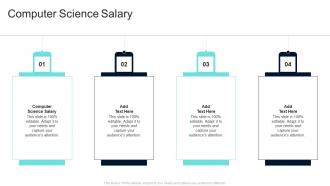 Computer Science Salary In Powerpoint And Google Slides Cpb