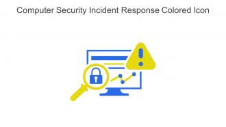 Computer Security Incident Response Colored Icon In Powerpoint Pptx Png And Editable Eps Format