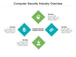 Computer security industry overview ppt powerpoint presentation gallery styles cpb