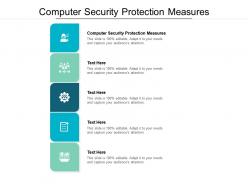 Computer security protection measures ppt powerpoint presentation file formats cpb