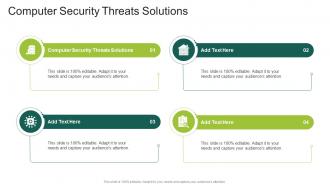 Computer Security Threats Solutions In Powerpoint And Google Slides Cpb
