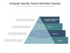 Computer security trends information security ppt powerpoint presentation icon rules cpb