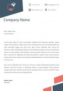 Computer service letterhead design template